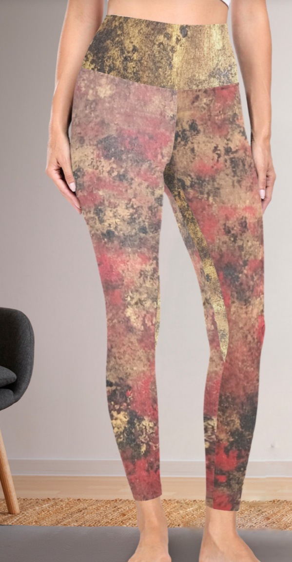 Golden Fire Leggings