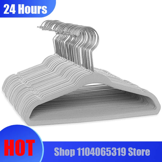10/20/30Pcs Baby Non-Slip Velvet Hangers