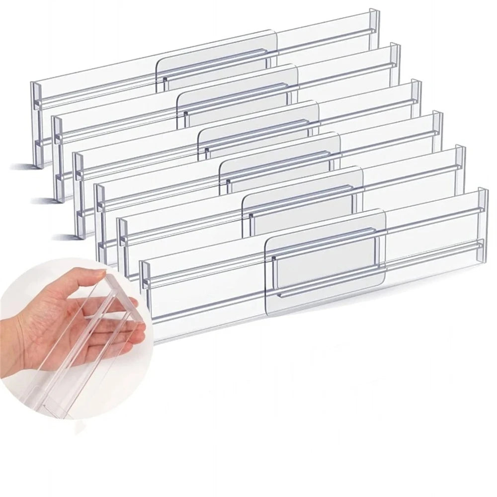 1/4/6pcs Drawer Dividers Organizers