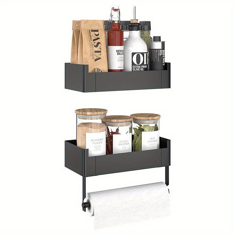 Magnetic Spice Storage Rack Duo – Organize with Ease