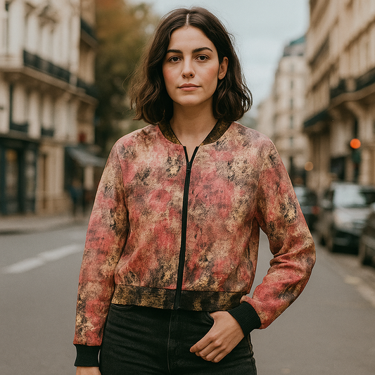 Golden Fire Bomper Jacket