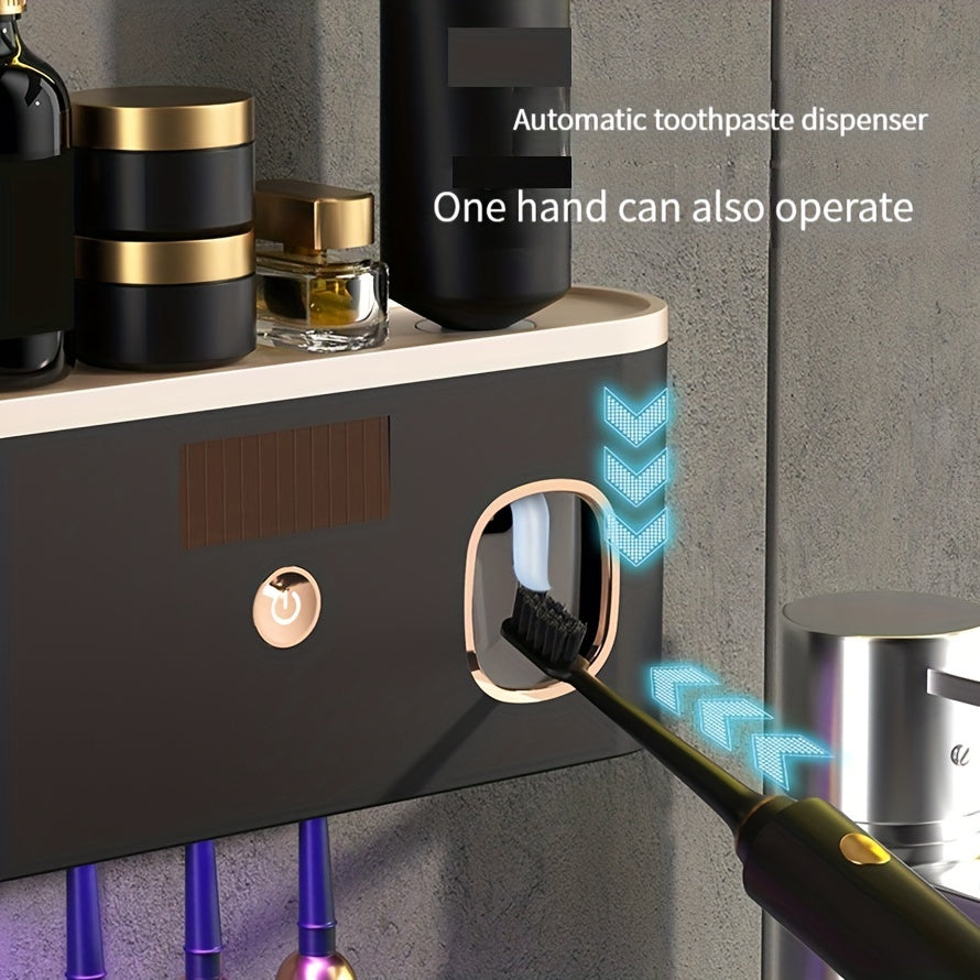 Smart UV Sanitizing Toothbrush Holder & Automatic