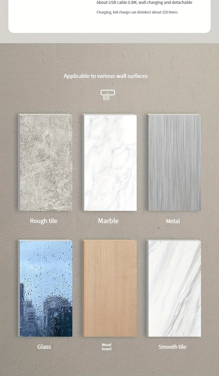 Smart UV Sanitizing Toothbrush Holder & Automatic