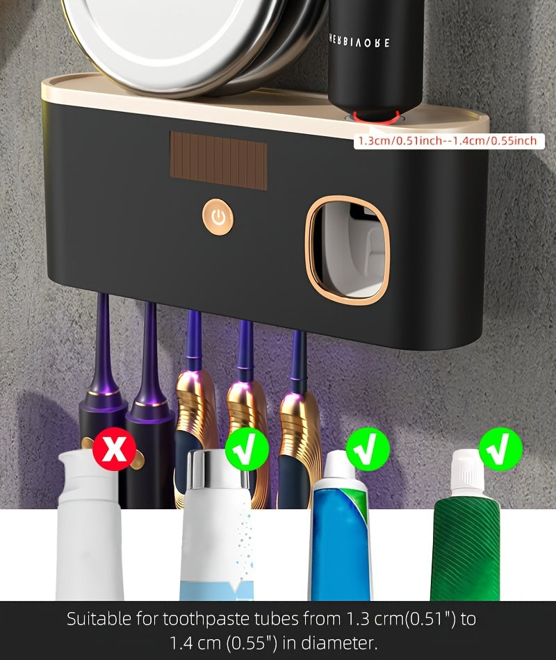 Smart UV Sanitizing Toothbrush Holder & Automatic