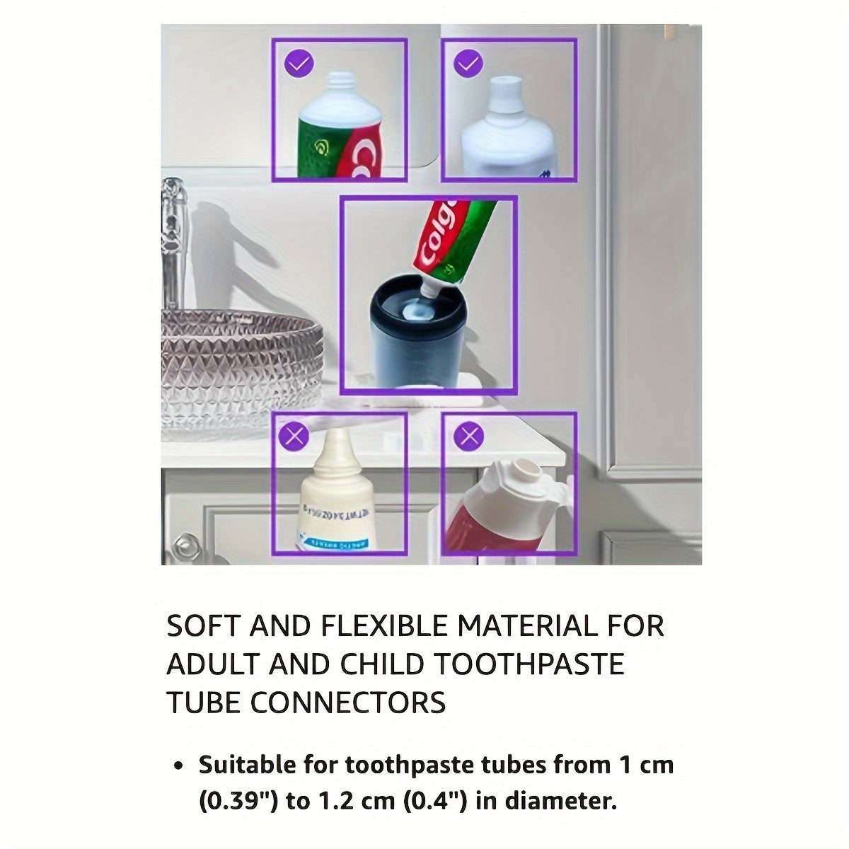 Wall Mounted Toothbrush Holder toothpaste dispenser