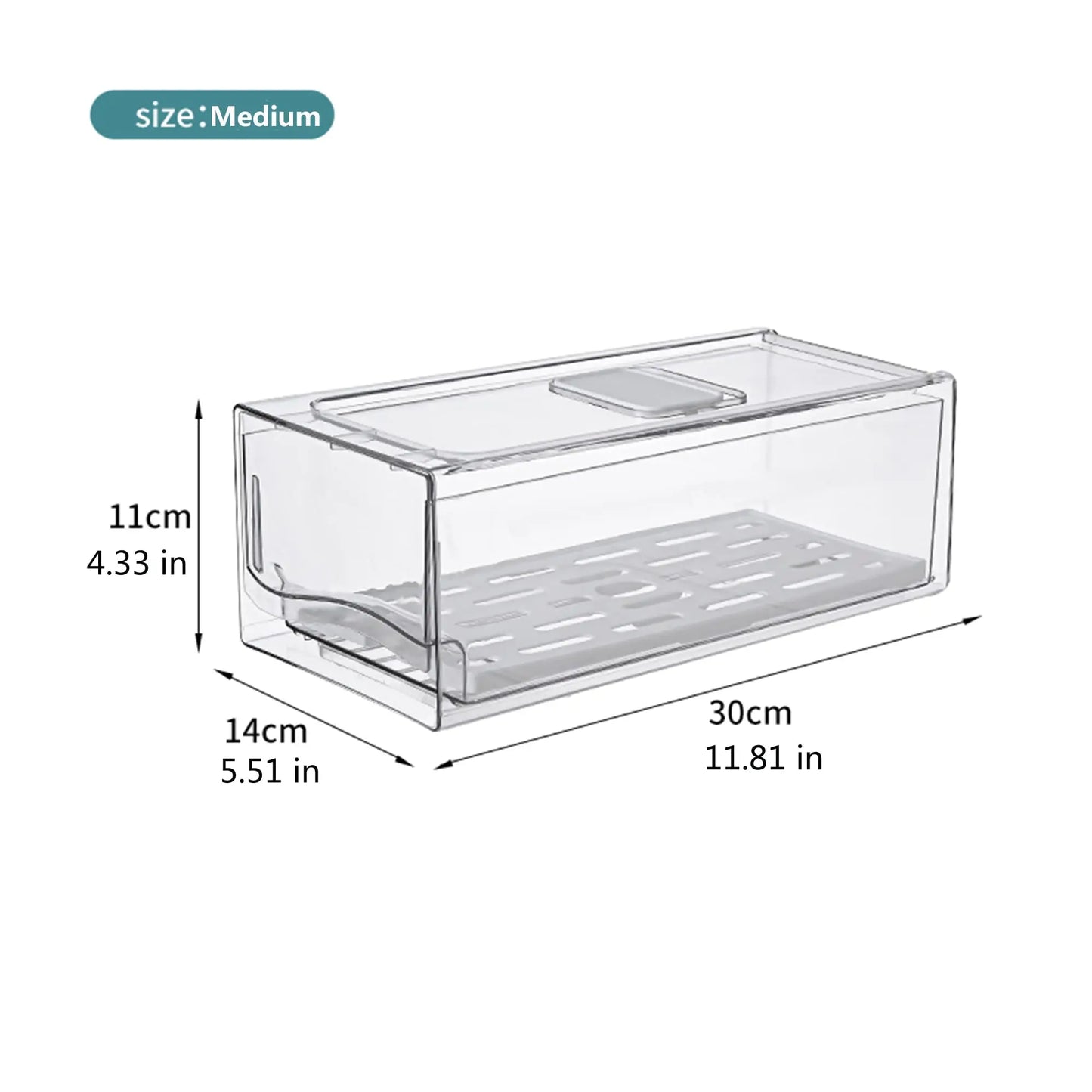 Stackable Fridge Organizer Bins for Efficient Storage