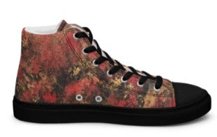 Women’s high top canvas shoes