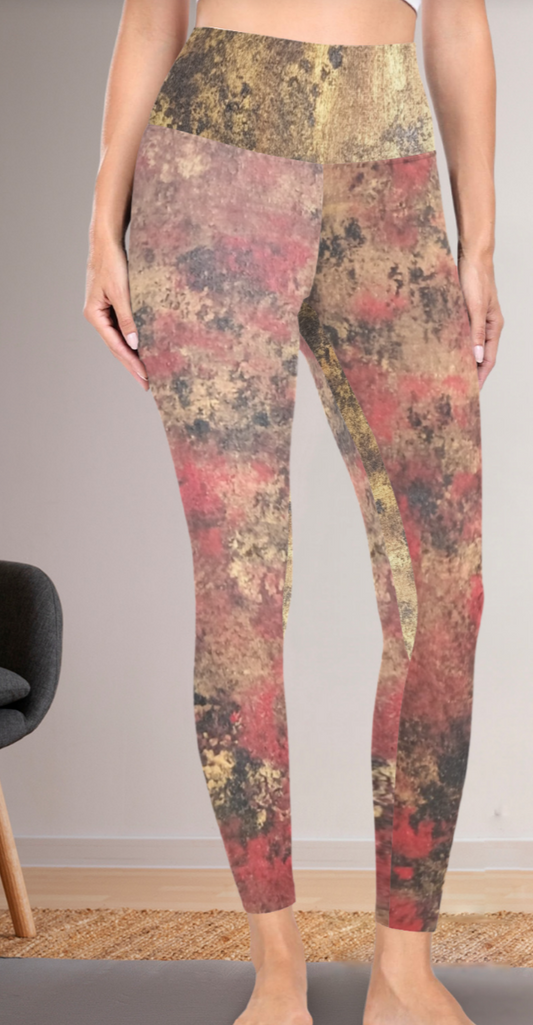 Golden Fire Leggings