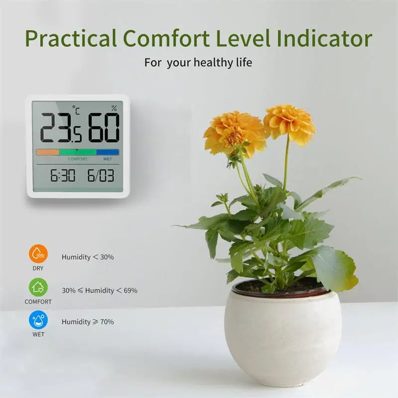 Digital Indoor Thermometer Hygrometer | Home Climate Sensor