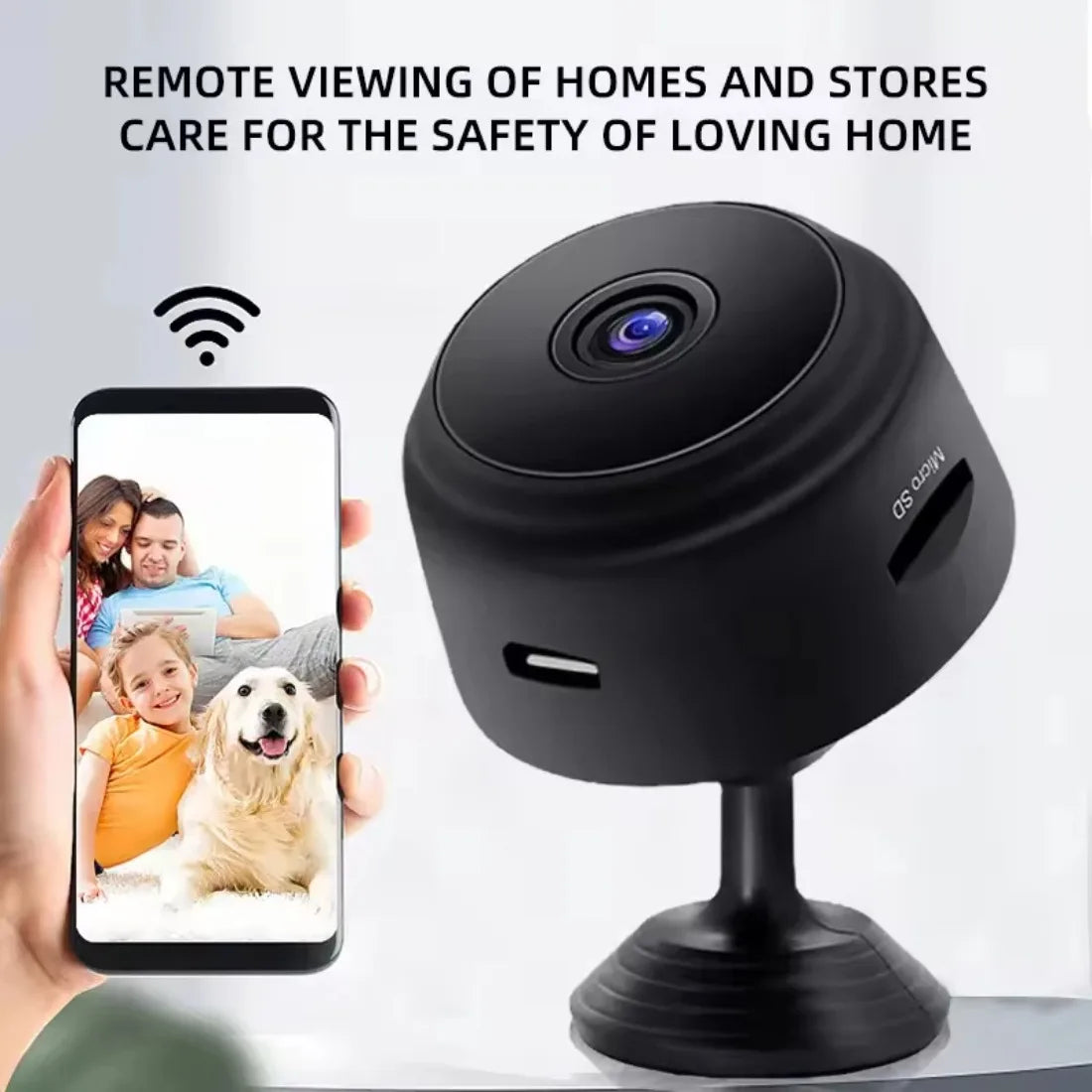 Wireless Mini Camera A9: 1080p Full HD Color Vision