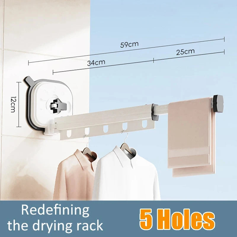 Indoor Retractable Cloth Drying Rack