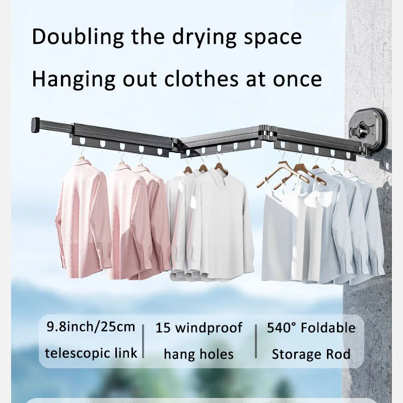 Indoor Retractable Cloth Drying Rack