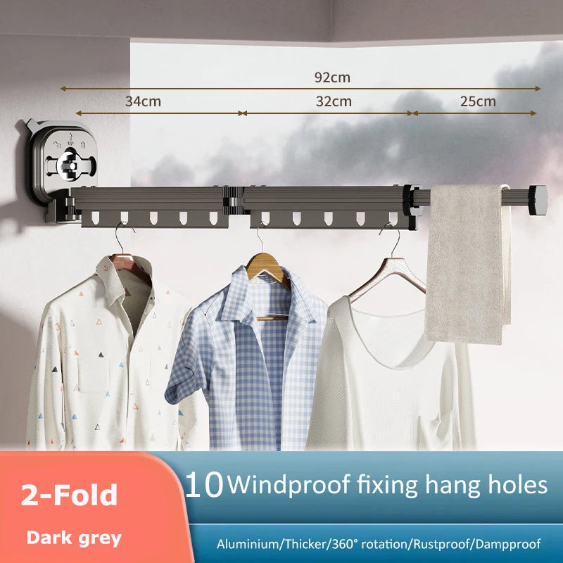 Indoor Retractable Cloth Drying Rack