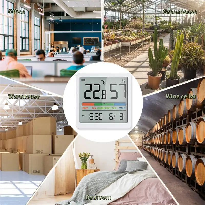 Digital Indoor Thermometer Hygrometer | Home Climate Sensor