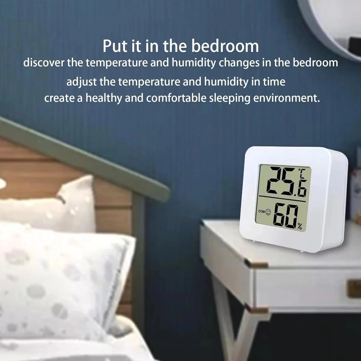 Digital Indoor Thermometer with Hygrometer