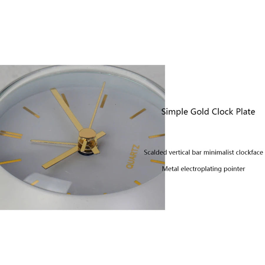 Nordic Creative Desk Clock Minimalist Decoration Alarm Clock