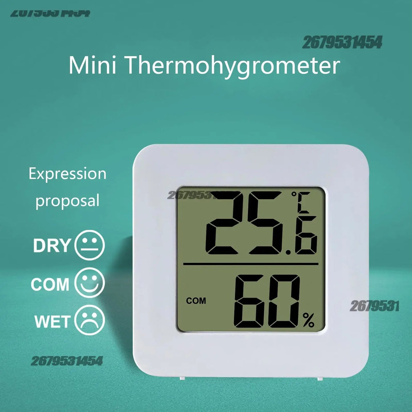 Digital Indoor Thermometer with Hygrometer