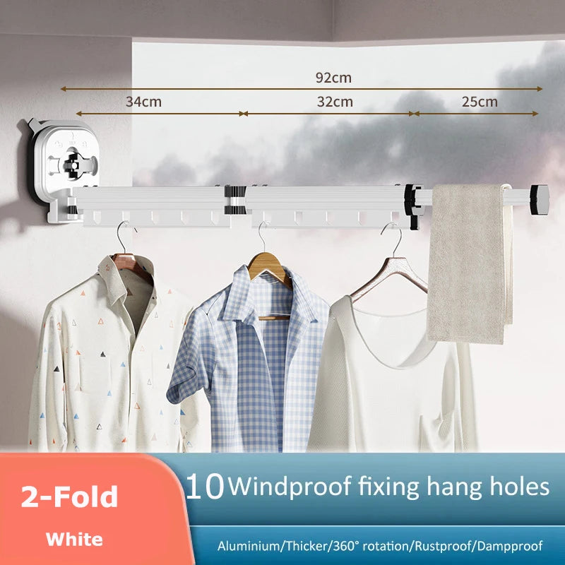 Indoor Retractable Cloth Drying Rack