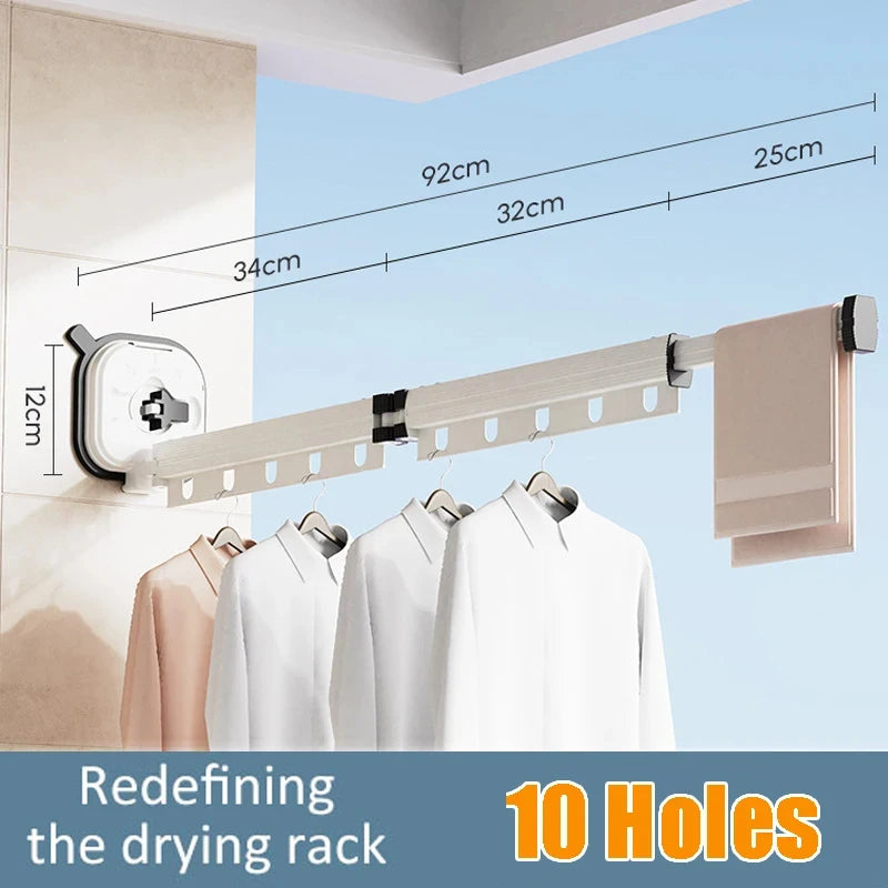 Indoor Retractable Cloth Drying Rack