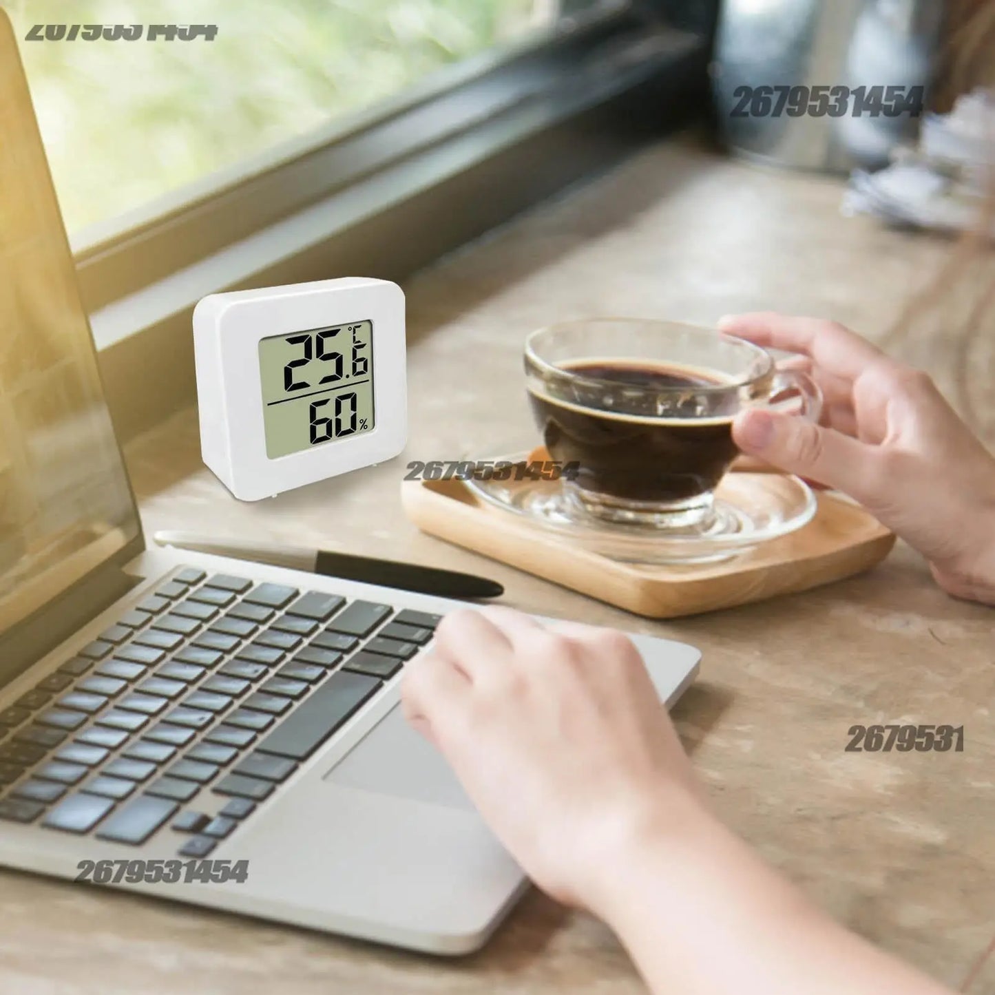 Digital Indoor Thermometer with Hygrometer