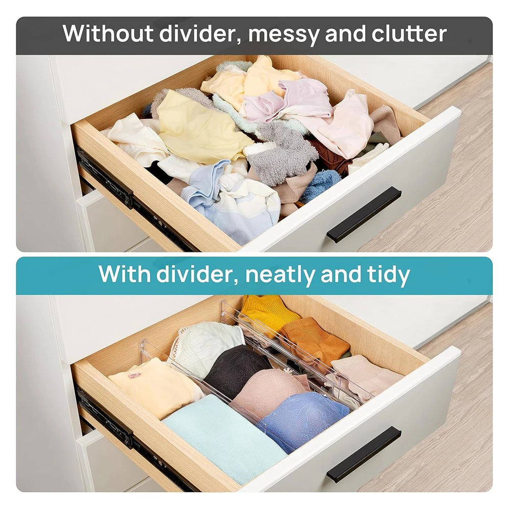 1/4/6pcs Drawer Dividers Organizers