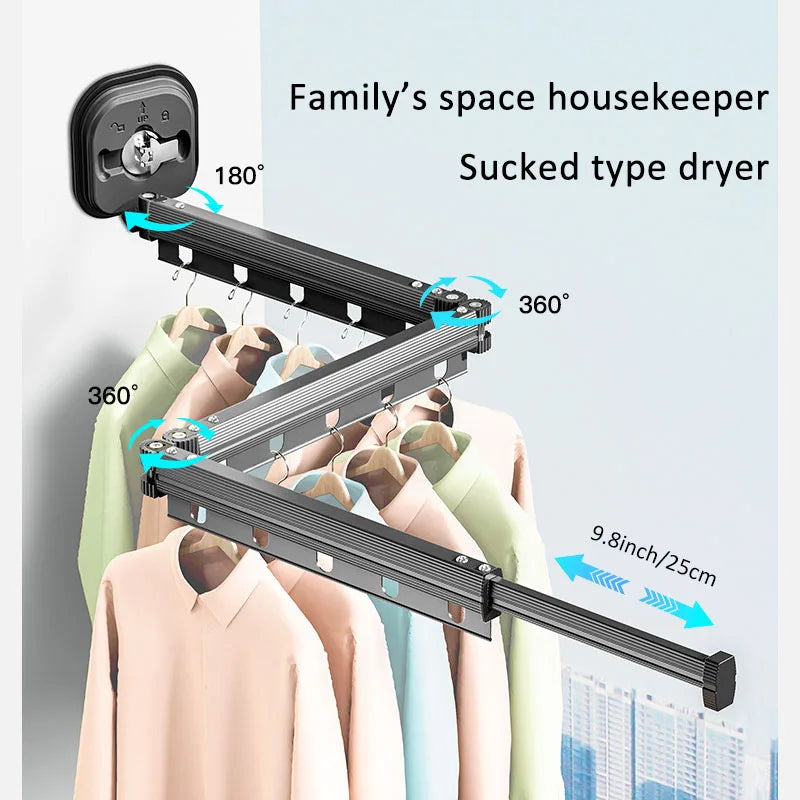 Indoor Retractable Cloth Drying Rack