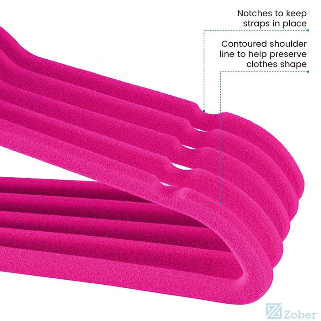 10/20/30Pcs Baby Non-Slip Velvet Hangers