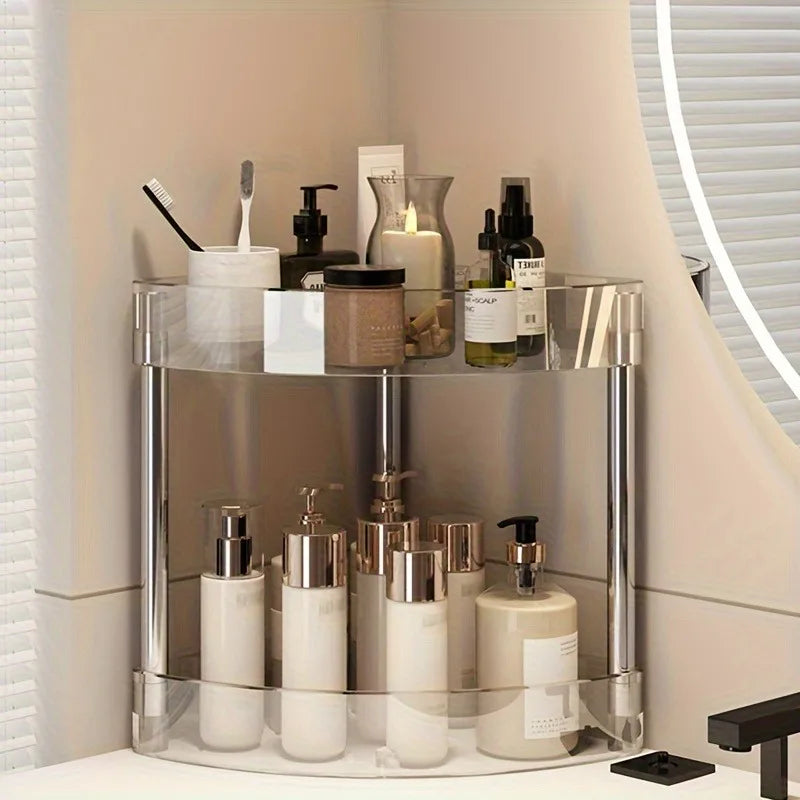 Plastic Bathroom Shelf Trolley Organizer - 5-Tier Storage