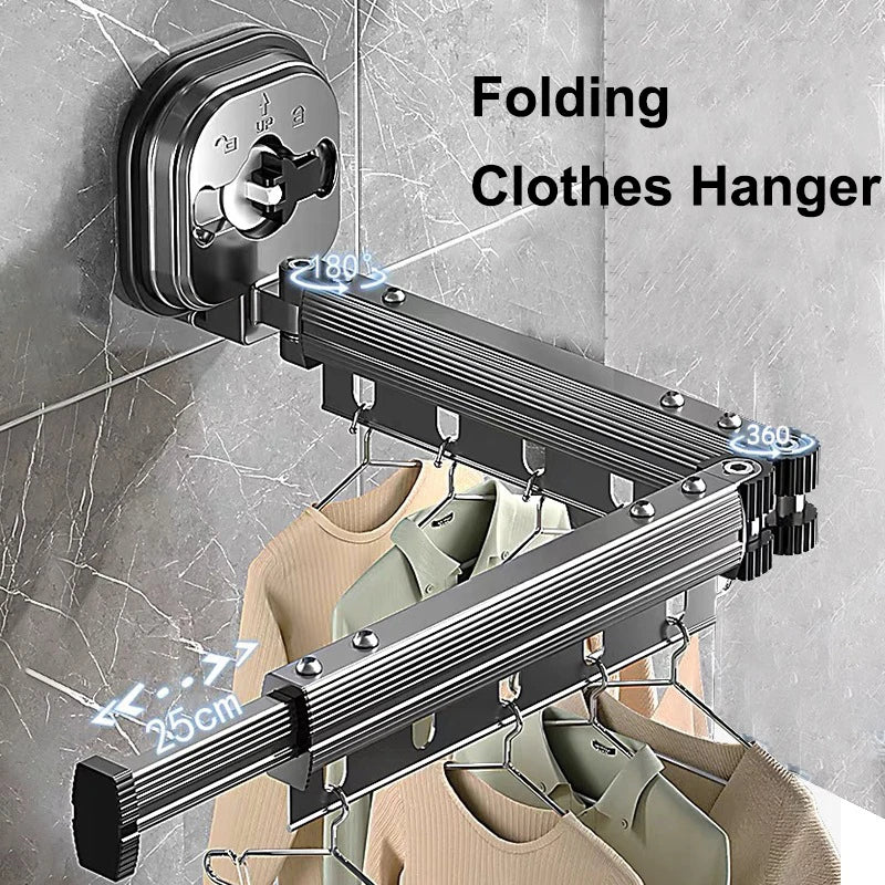 Indoor Retractable Cloth Drying Rack