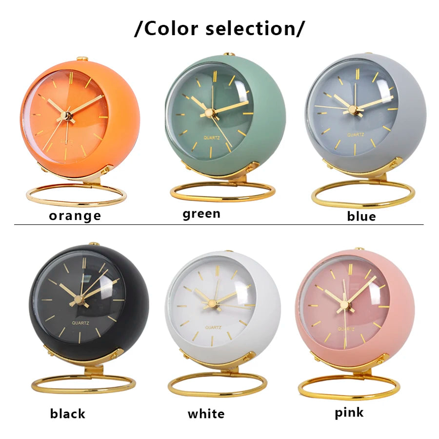 Nordic Creative Desk Clock Minimalist Decoration Alarm Clock