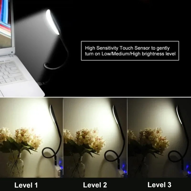 Portable USB Touch Sensor Dimmable Table Desk Lamp