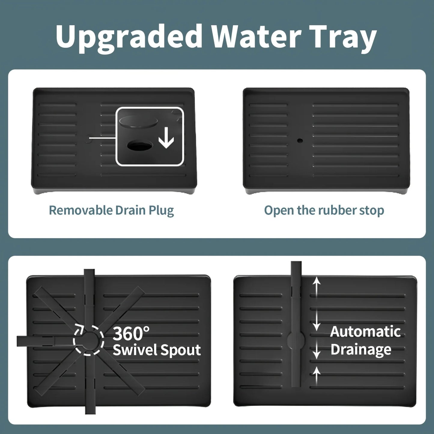 2 Tier Large Dish Drying Rack for Kitchen Counter