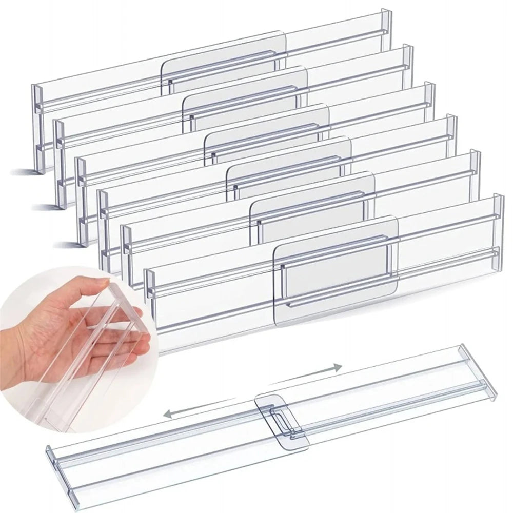 1/4/6pcs Drawer Dividers Organizers