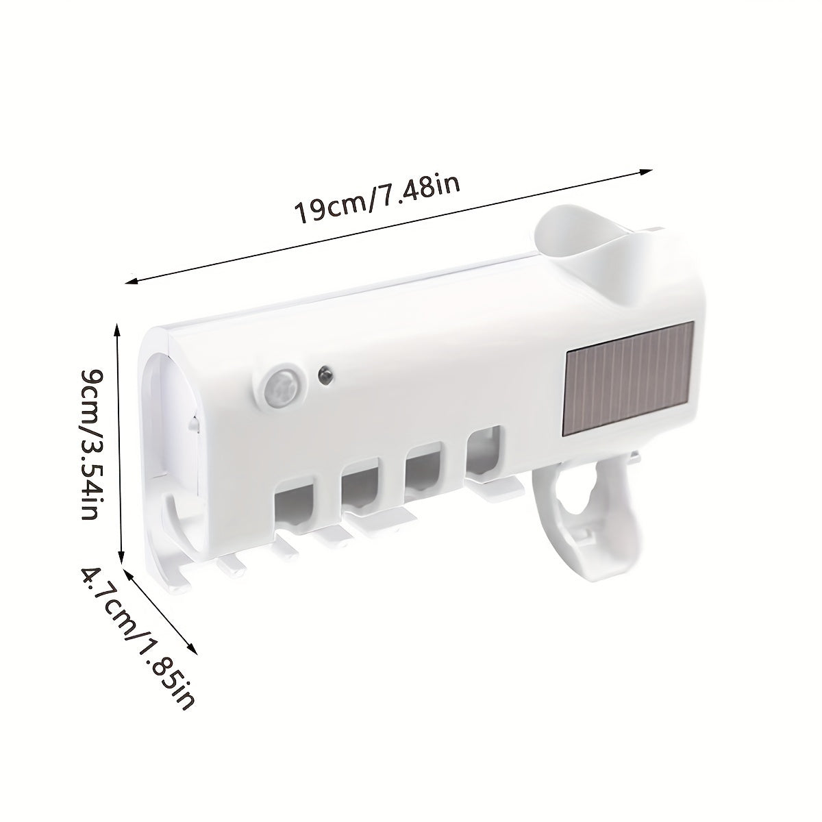 Wall Mounted Toothbrush Holder toothpaste dispenser