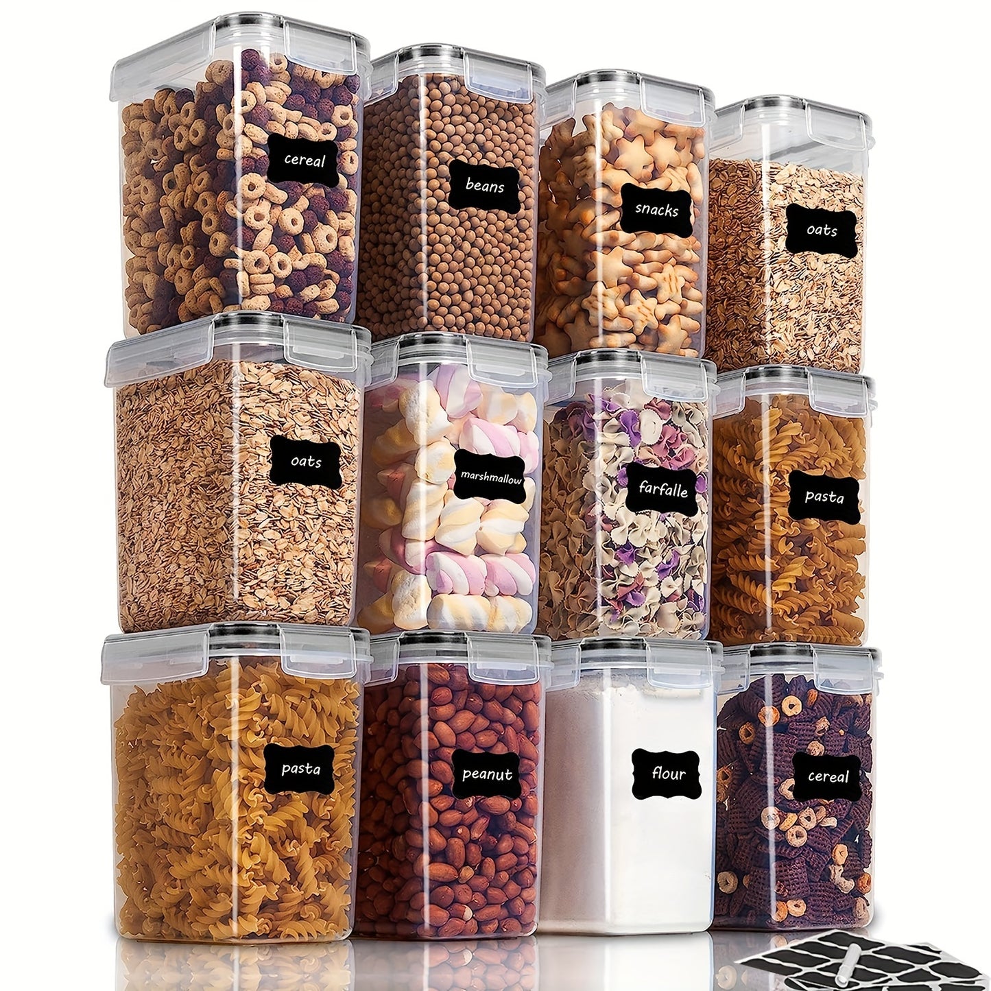 airtight food storage containers  | Set of 12 Food Storage