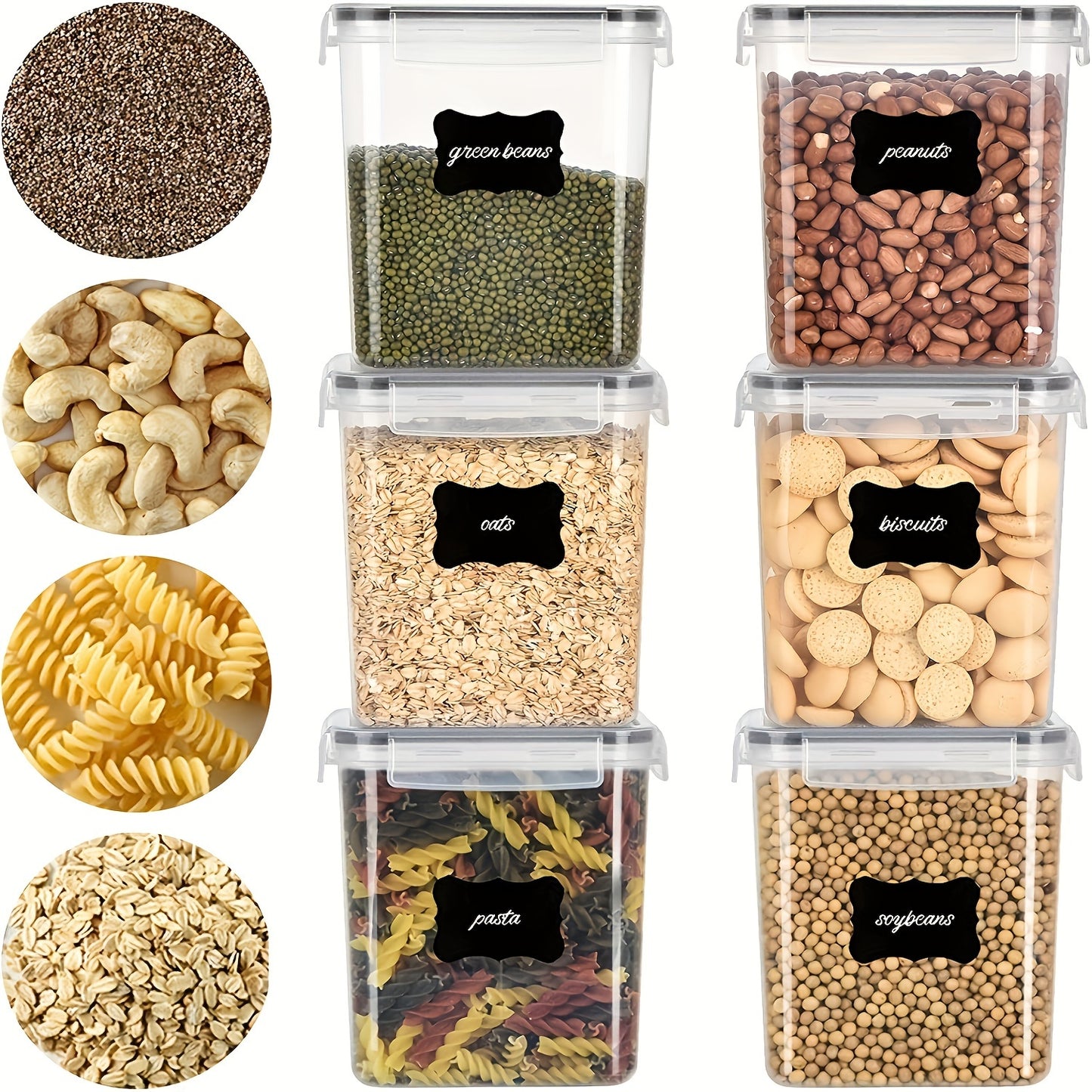 airtight food storage containers  | Set of 12 Food Storage