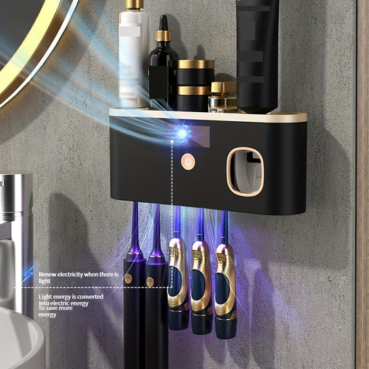 Smart UV Sanitizing Toothbrush Holder & Automatic