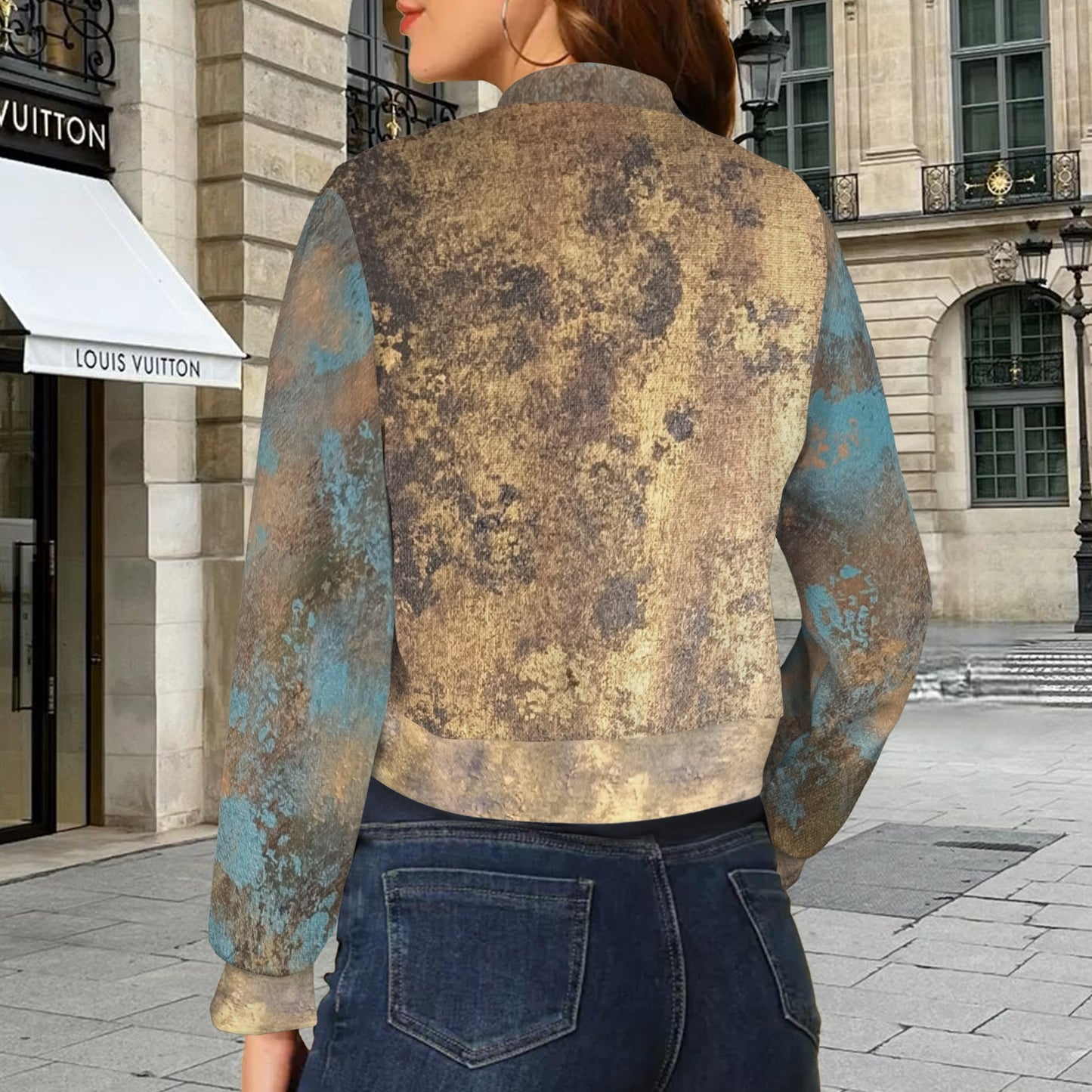 Golden Authenticity Bomper Jacket